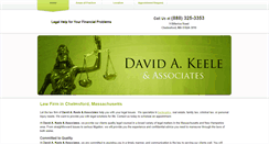 Desktop Screenshot of keelelawfirm.com